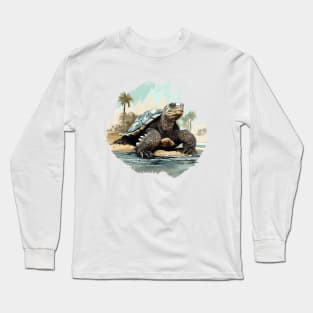 Alligator Snapping Turtle Long Sleeve T-Shirt